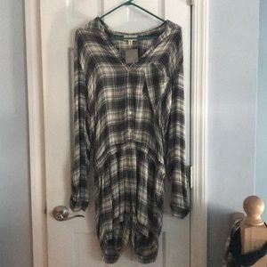 Anthropologie plaid romper